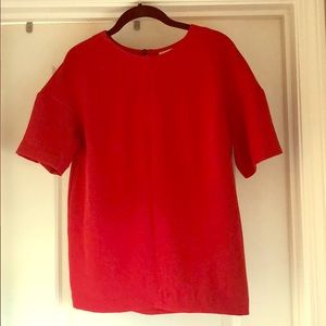 H&M red dress top
